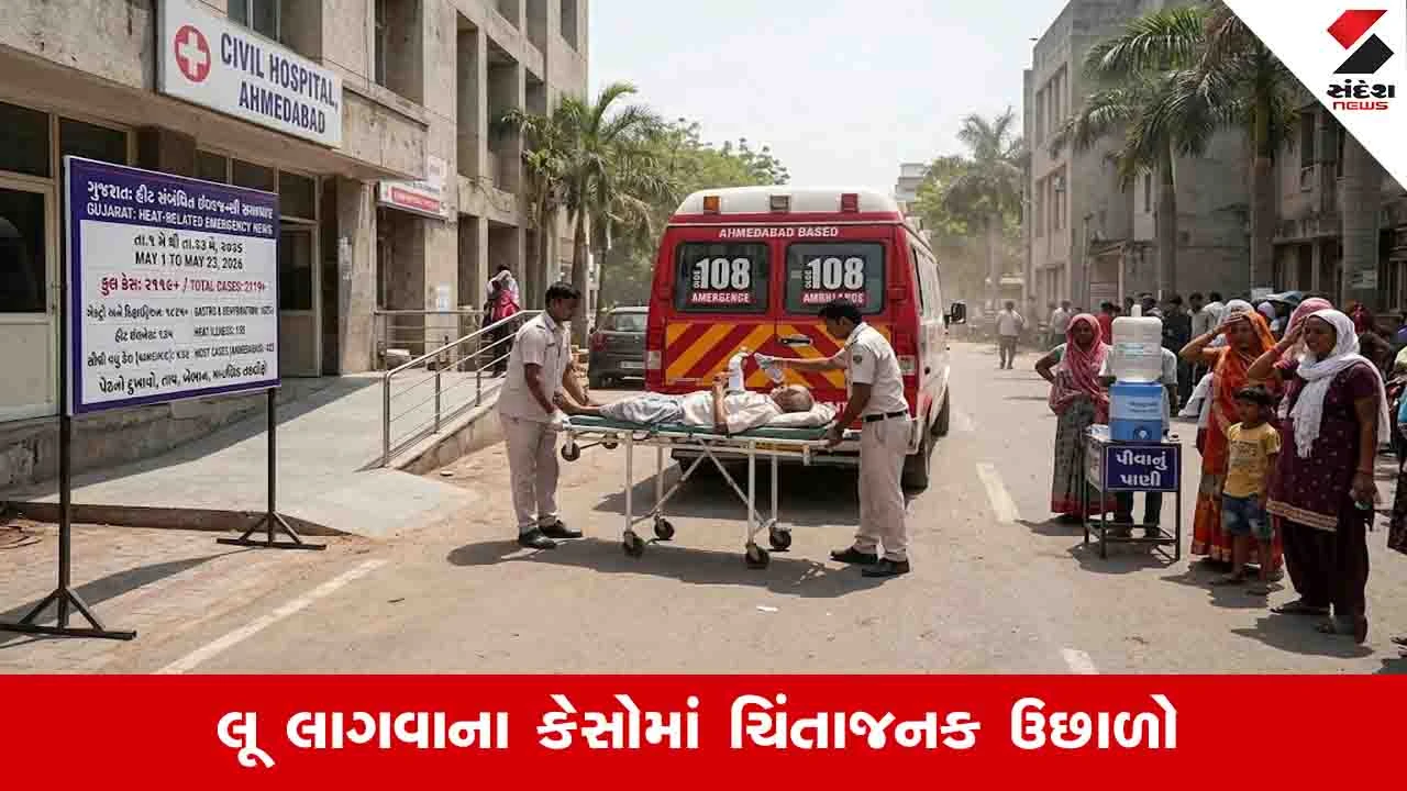 Gujarat News: અસહ્ય ગરમીને કારણે છેલ્લા 23 દિવસમાં હીટ સંબંધિત 2119 કેસ નોંધાયા