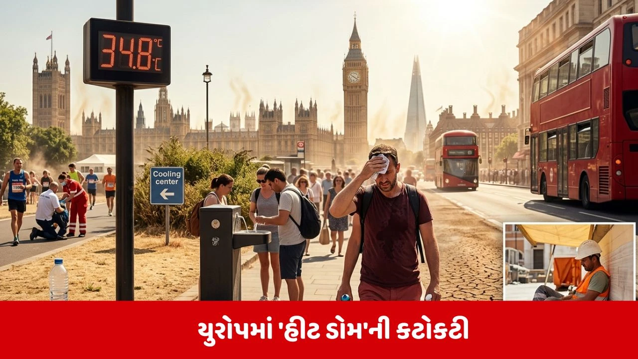 યુરોપમાં મે મહિનામાં વિક્રમી ગરમી, લંડનનું તાપમાન બન્યું 'નરક'.