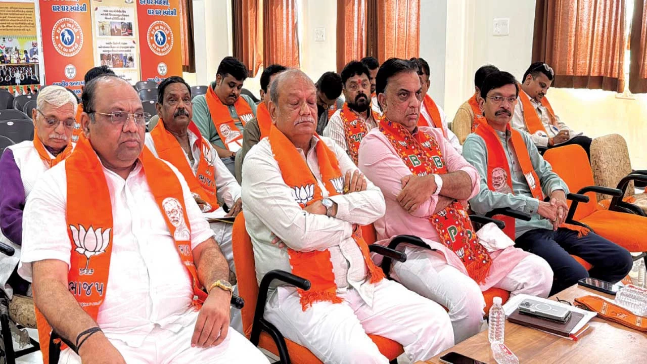 ગોધરામાં વિકાસ, વિશ્વાસ અને જનકલ્યાણ અંતર્ગત ભાજપની કાર્યશાળા યોજાઈ.