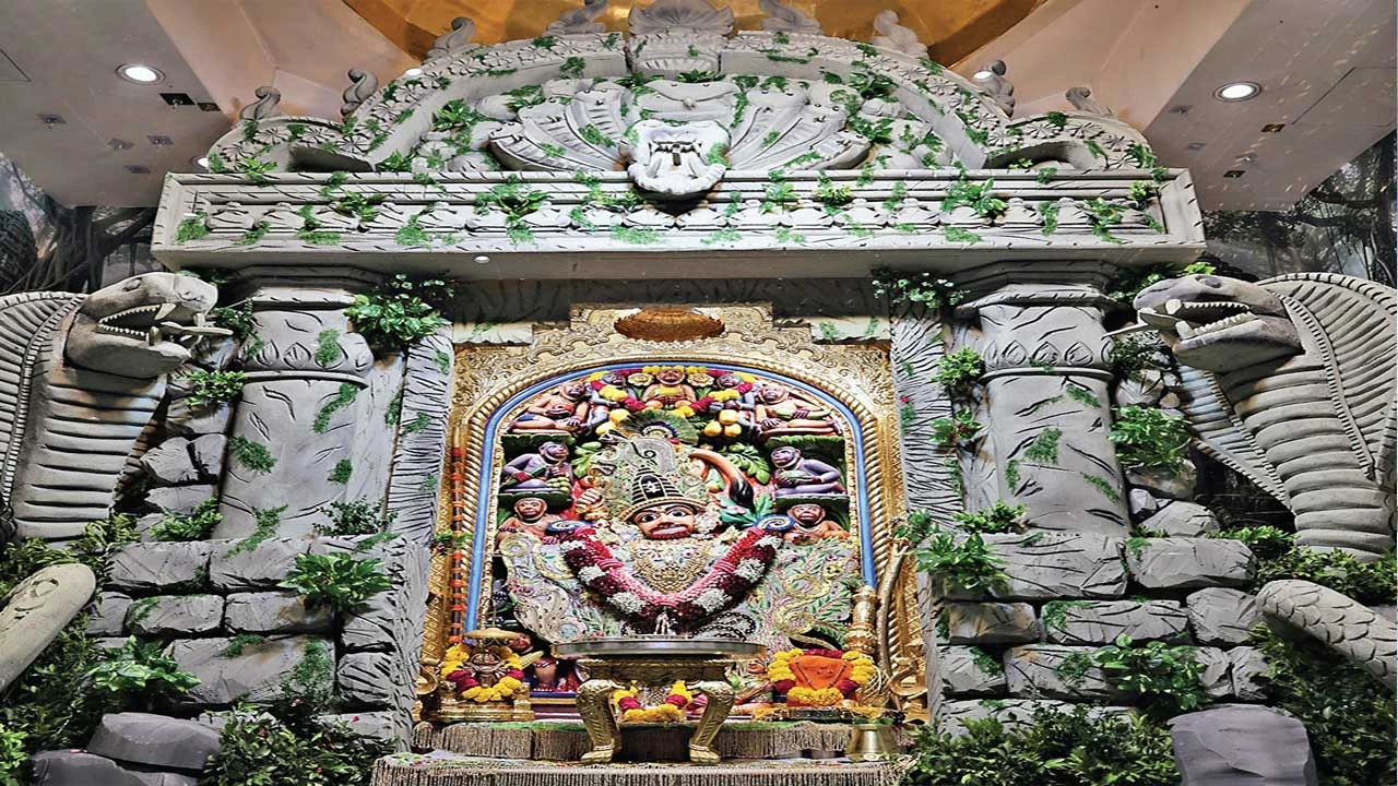 સાળંગપુરધામમાં શેષનારાયણ જયંતિએ દાદાનો ભવ્ય શણગાર અને સુંદરકાંડ પાઠ યોજાયા.