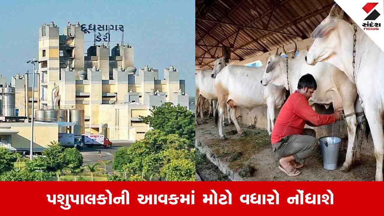 મહેસાણા દૂધસાગર ડેરી: 5 લાખ ઉત્પાદકોને પ્રતિ કિલો ફેટમાં ₹25નો વધારો.