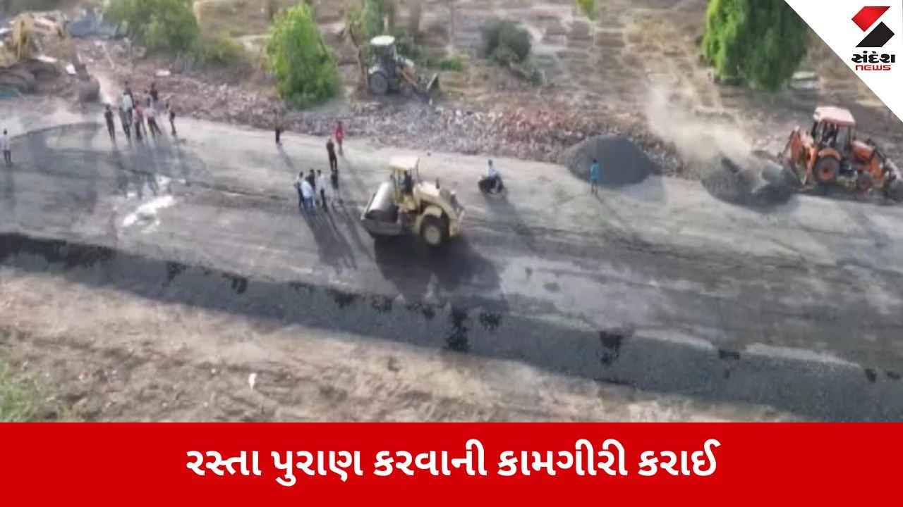 વિરમગામ-અમદાવાદ રોડ પર તંત્રનું મેગા ડિમોલેશન.
