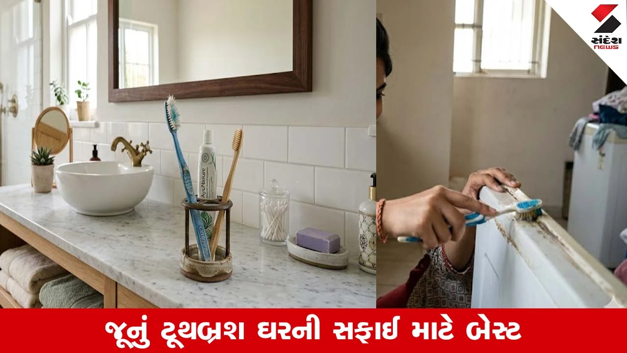 Toothbrush Reuse Tips : જૂનું ટૂથબ્રશ કચરો સમજી ફેંકી ના દો, આ સ્માર્ટ ટિપ્સથી ઘરમાં કરો ઉપયોગ