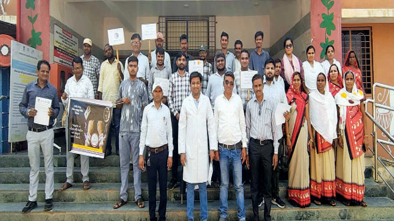 સંજેલી ખાતે વિશ્વ તમાકુ નિષેધ દિને જાગૃતિ રેલી યોજાઈ