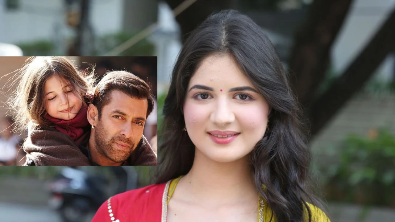 Harshaali Malhotra Munni look, Salman khan (1)
