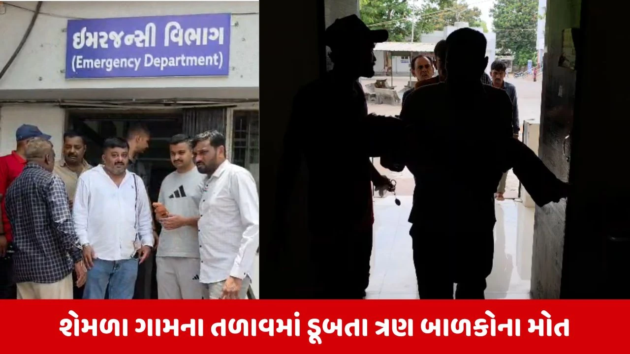 Rajkot News: શેમળા ગામના તળાવમાં ડૂબતા એક જ પરિવારના 3 બાળકોના મોત