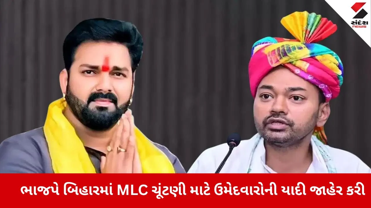 Bihar News : BJP-JDUએ જાહેર કરી ઉમેદવારોની યાદી, આ ભોજપુરી સ્ટાર બનશે MLC