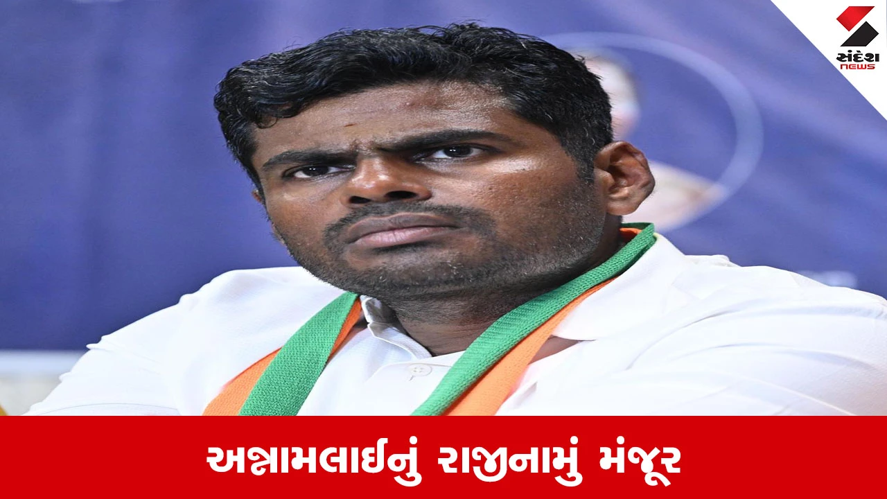 Tamil Nadu Politics: ભાજપ અધ્યક્ષ નિતિન નવીને તમિલનાડુ ભાજપ પ્રમુખ અન્નામલાઈનું રાજીનામું સ્વીકાર્યું