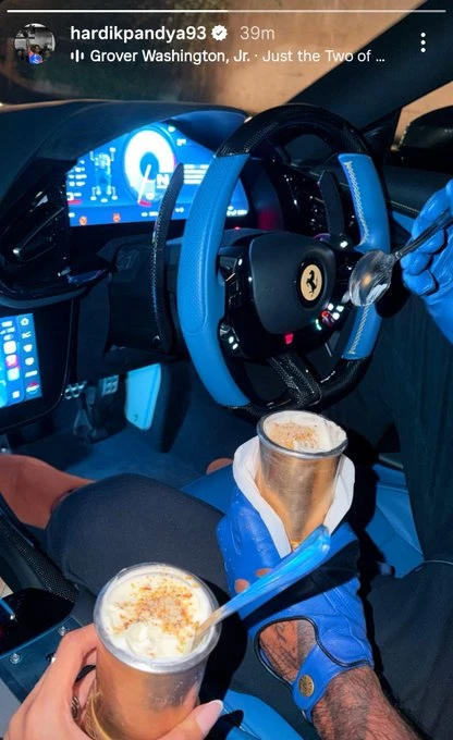 Hardik Pandya Ferrari Car