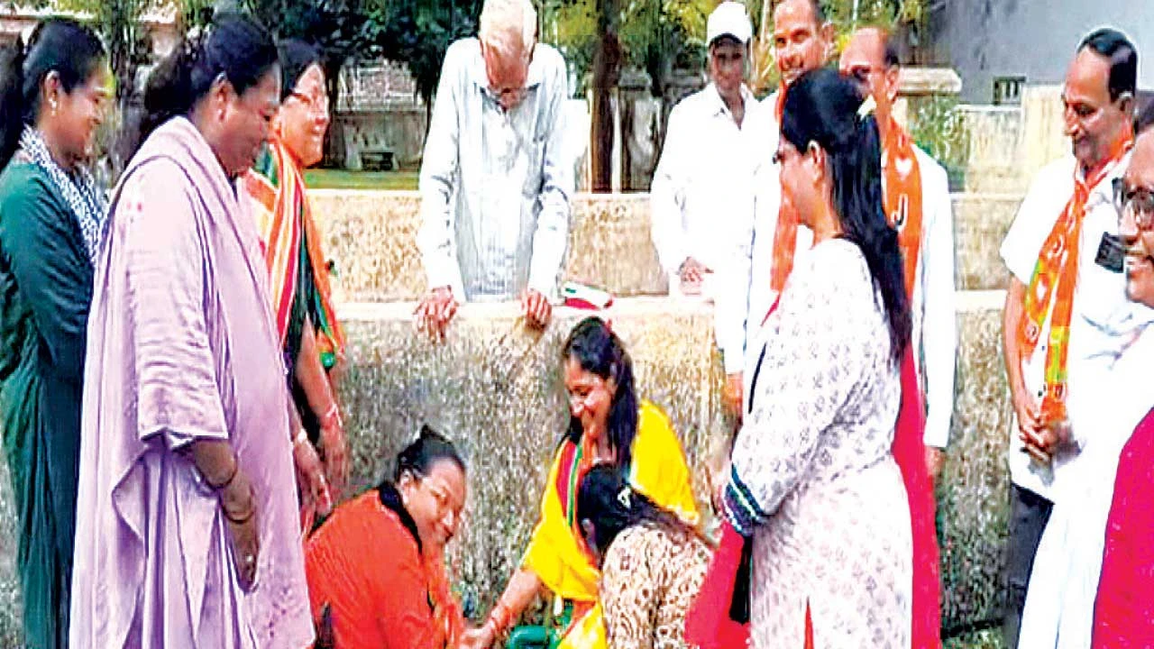 Vadodara: કરજણ યુવા ભાજપ દ્વારા પર્યાવરણ દિન નિમિત્તે વૃક્ષારોપણ