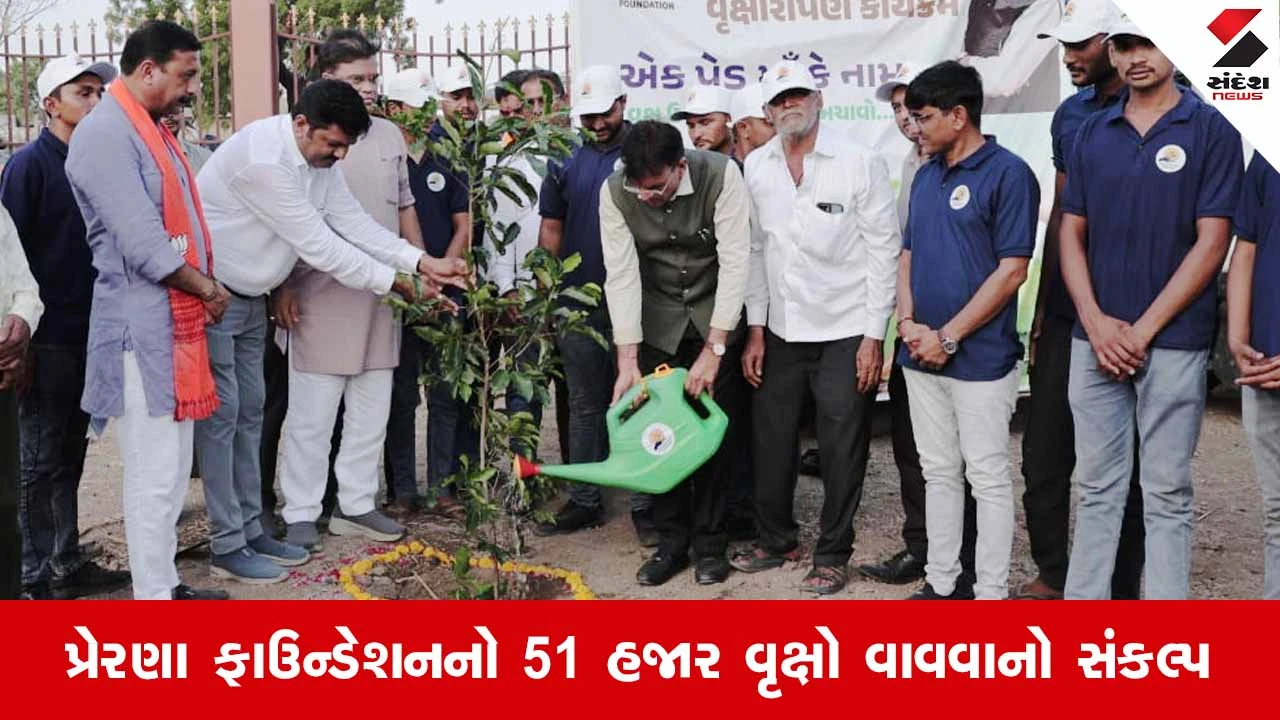 Bhavnagar News: વિશ્વ પર્યાવરણ દિવસ નિમિત્તે હણોલ ખાતેથી વૃક્ષારોપણ મહા અભિયાનની શરૂઆત