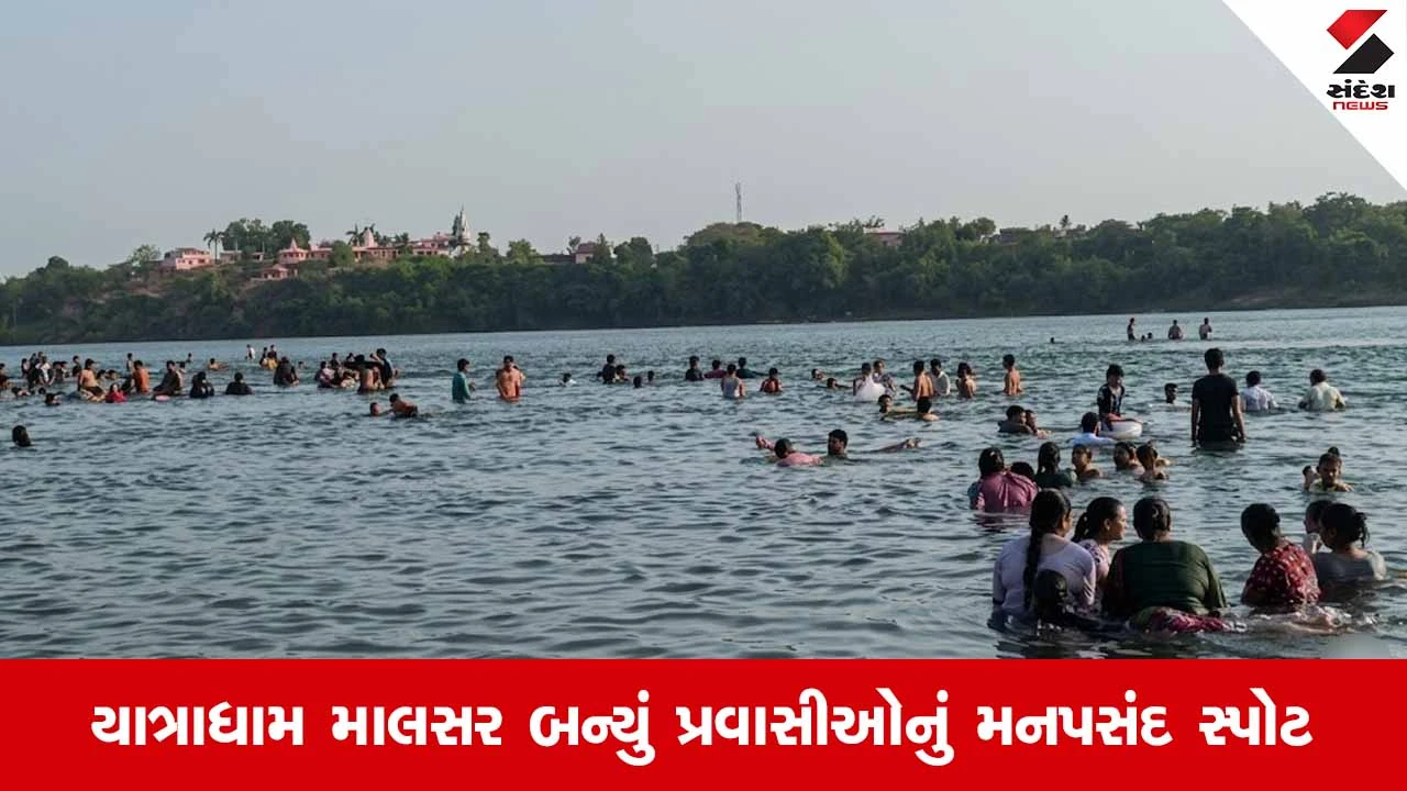 Vadodara News: વેકેશનના છેલ્લા રવિવારે શિનોરના માલસર નર્મદા કિનારે સહેલાણીઓનો ભારે ધસારો
