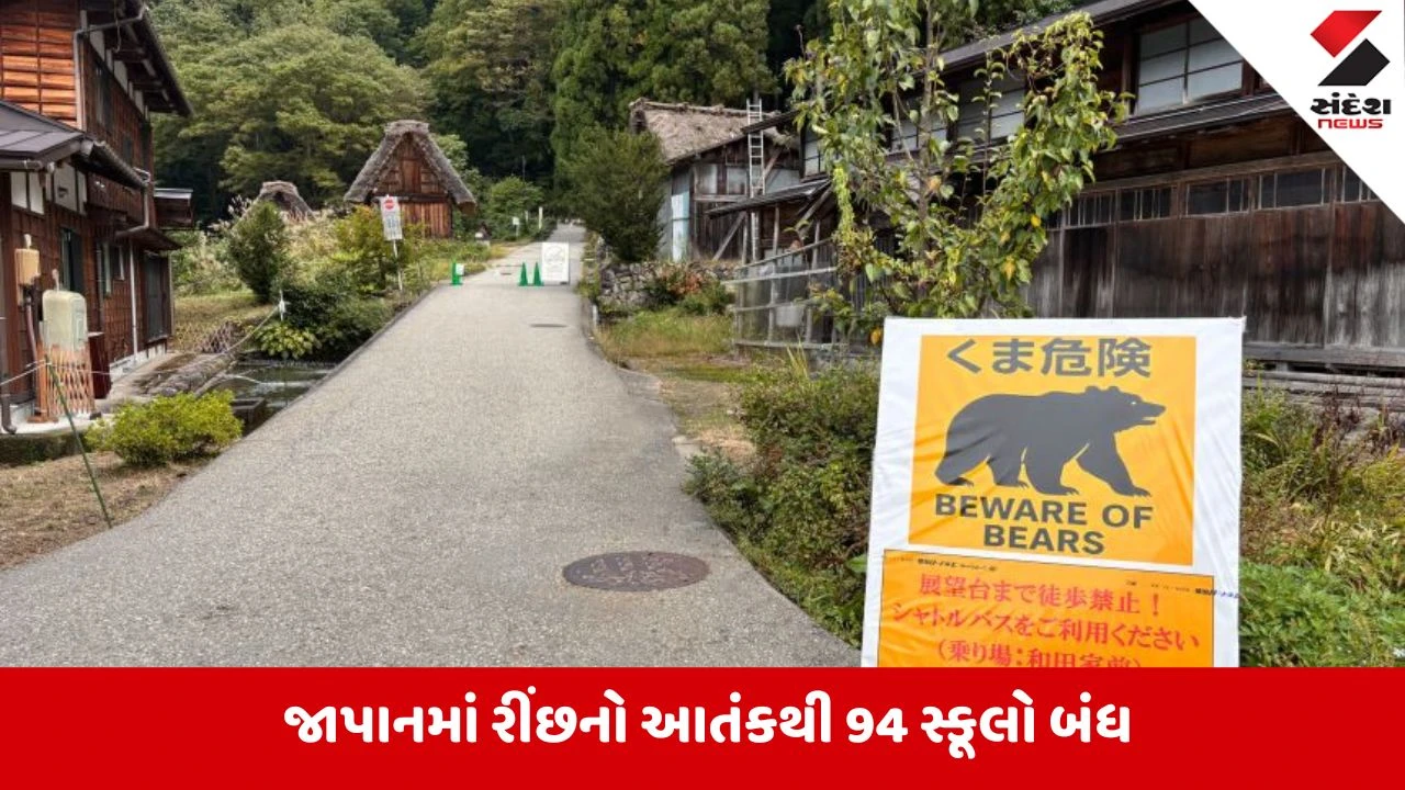 Japanમાં ફરી માનવભક્ષી કાળું રીંછ જોવા મળ્યું, બીજા દિવસે પણ 94 શાળા બંધ રાખવામાં આવી
