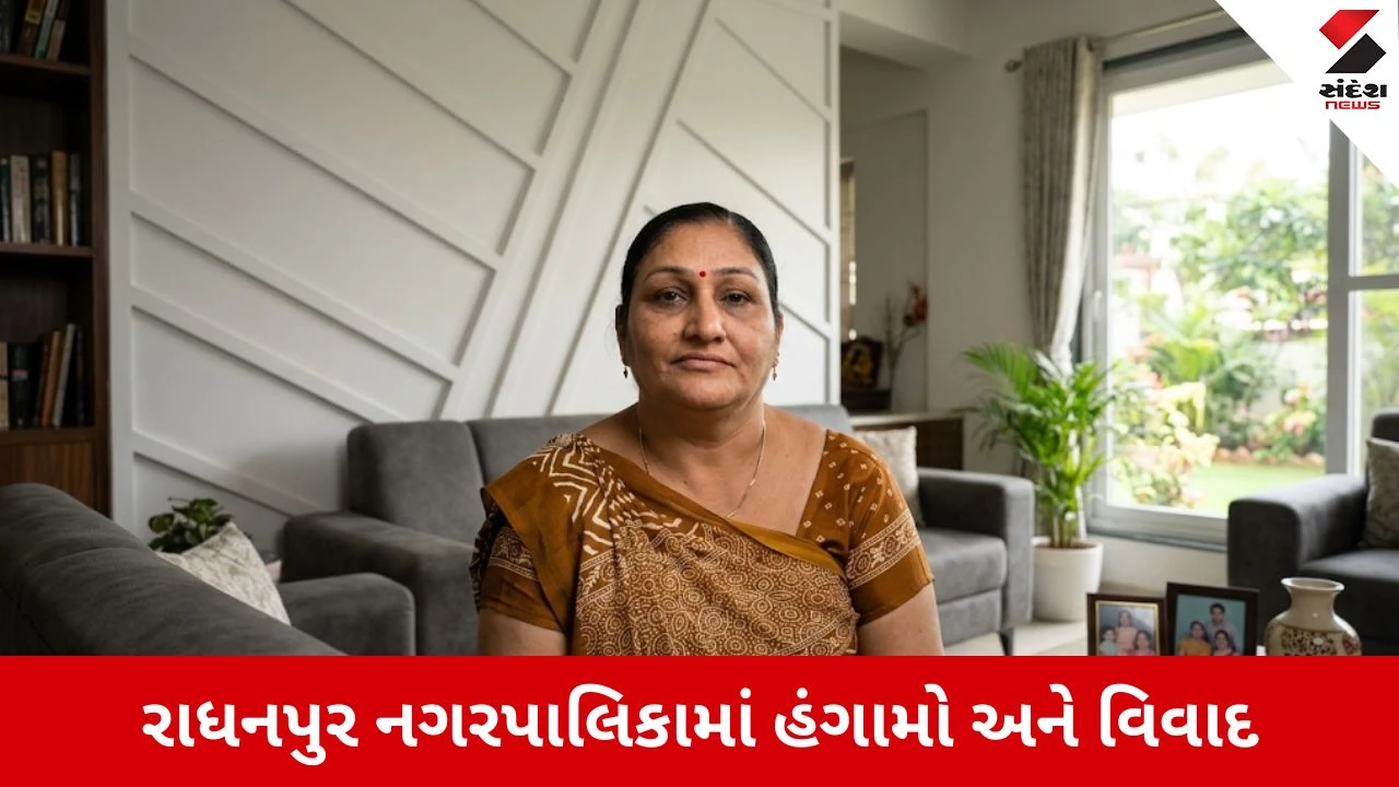 Radhanpur : 'મારી ચેમ્બરમાં 100 લોકોનું ટોળું ઘૂસ્યું અને હુમલાનો પ્રયાસ કર્યો', નગરપાલિકાના પ્રમુખનો કોંગ્રેસ કોર્પોરેટર પર ગંભીર આક્ષેપ