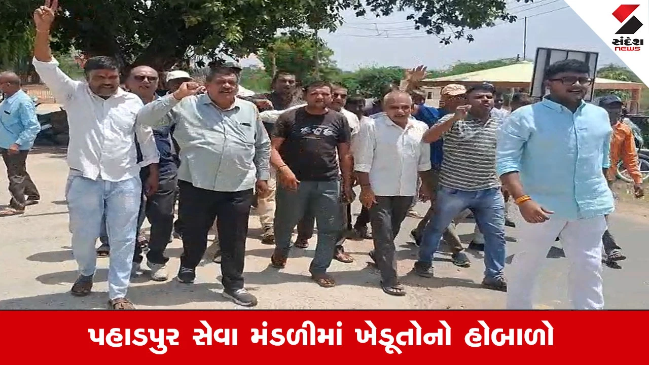 Aravalli News :  મોડાસાની પહાડપુર સેવા મંડળીમાં 20 લાખની ઉચાપતનો આક્ષેપ, ખેડૂતો રોષે ભરાયા