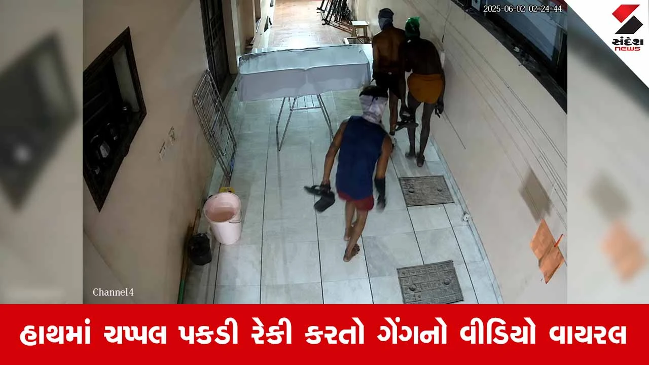 Vadodara News: મકરપુરાની સોસાયટીમાં એકસાથે 5 મકાનોના તાળા તૂટ્યા, હથિયારો સાથે તસ્કરો CCTVમાં કેદ