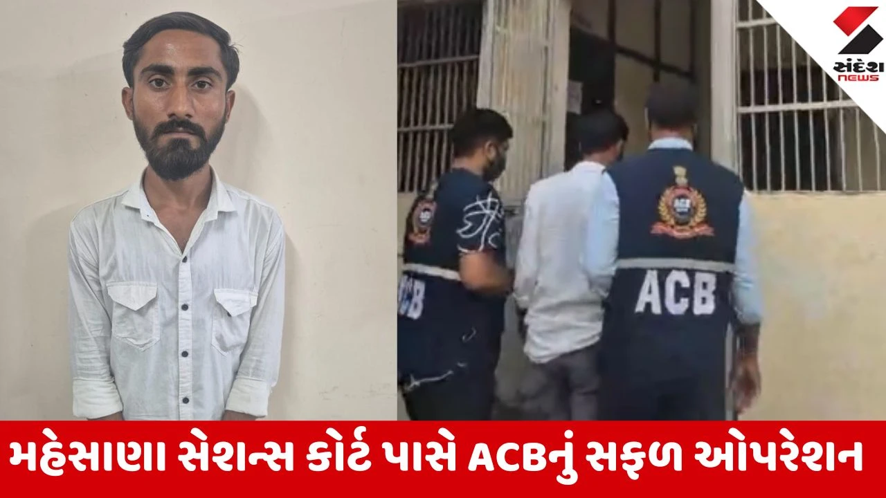 Ahmedabad: જમીનની ફાઇલો રોકીને તોડ કરવાનો ખેલ ભારે પડ્યો! 70 હજારની લાંચ લેતા સેશન્સ કોર્ટ પાસેથી રંગેહાથ એરેસ્ટ