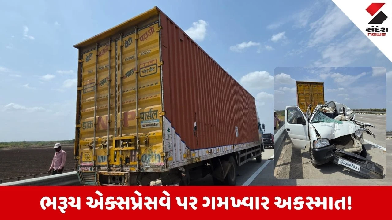 Bharuch News: દ્વારકા દર્શન કરી પરત ફરતા આંબલીયા પરિવારને નડ્યો અકસ્માત, માતા-પુત્રનું મોત