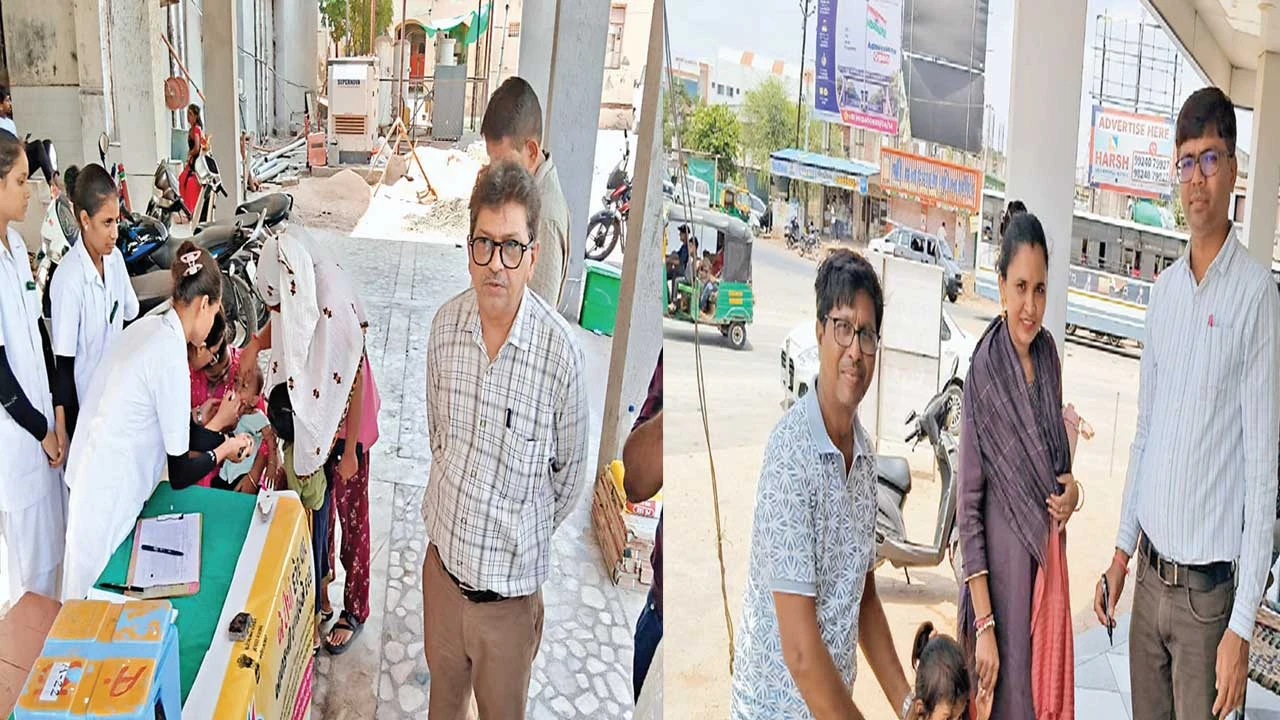 પાટણ જિલ્લામાં ૦ થી ૫ વર્ષના બાળકોને પોલિયો રસીના બે ટીપાં પીવડાવવામાં આવ્યા
