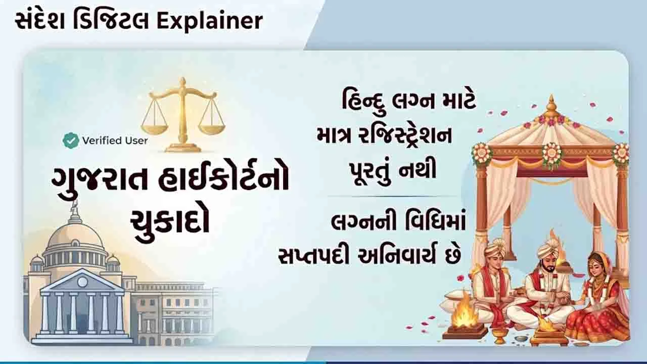 Sandesh Digital Explainer : માત્ર મેરેજ સર્ટિફિકેટ હિન્દુ લગ્નને કાયદેસર બનાવતું નથી? જાણો અન્ય ધર્મોમાં લગ્નનો આધાર શું છે