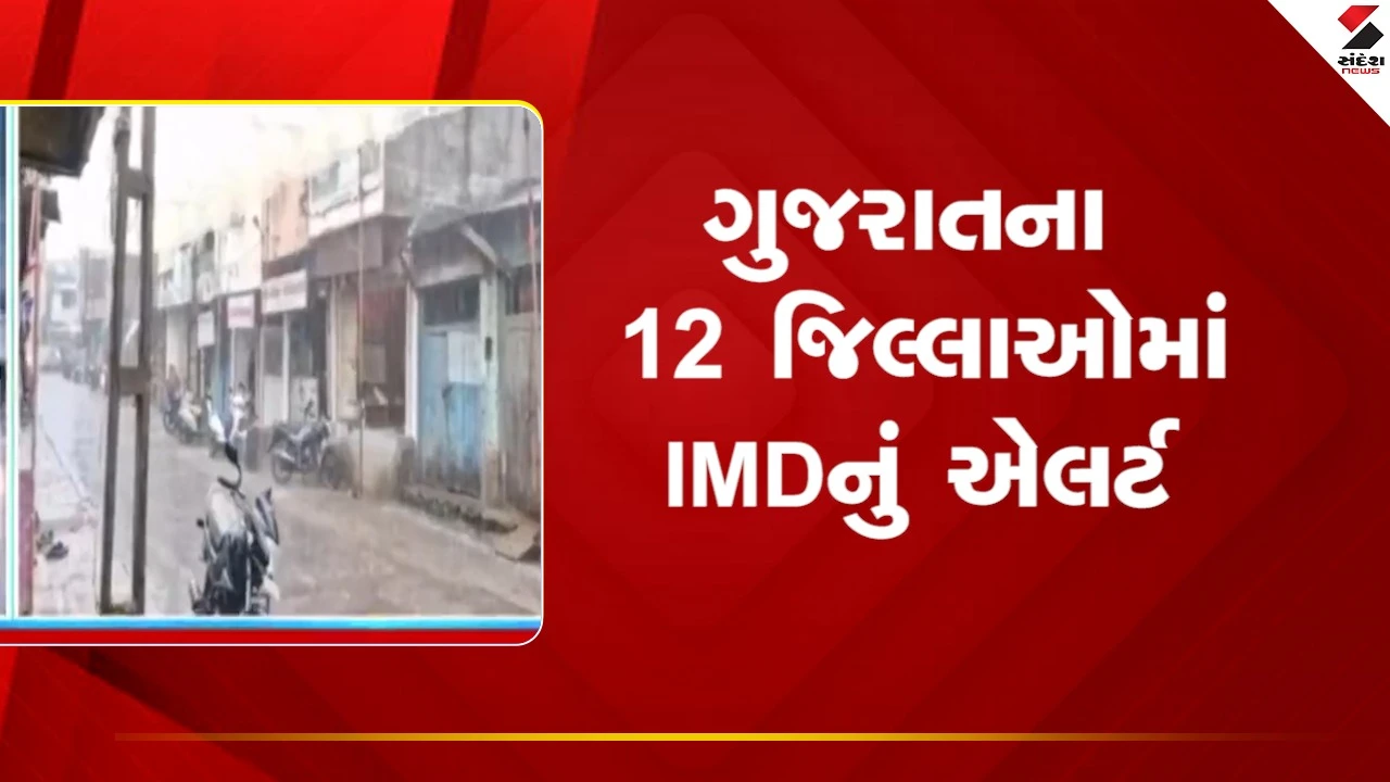 Gujarat Weather: રાજ્યમાં  12 જિલ્લામાં વરસાદનું એલર્ટ