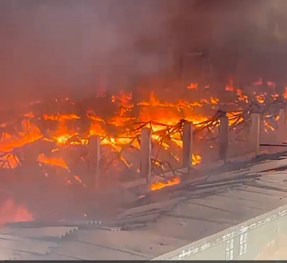 Godown fire