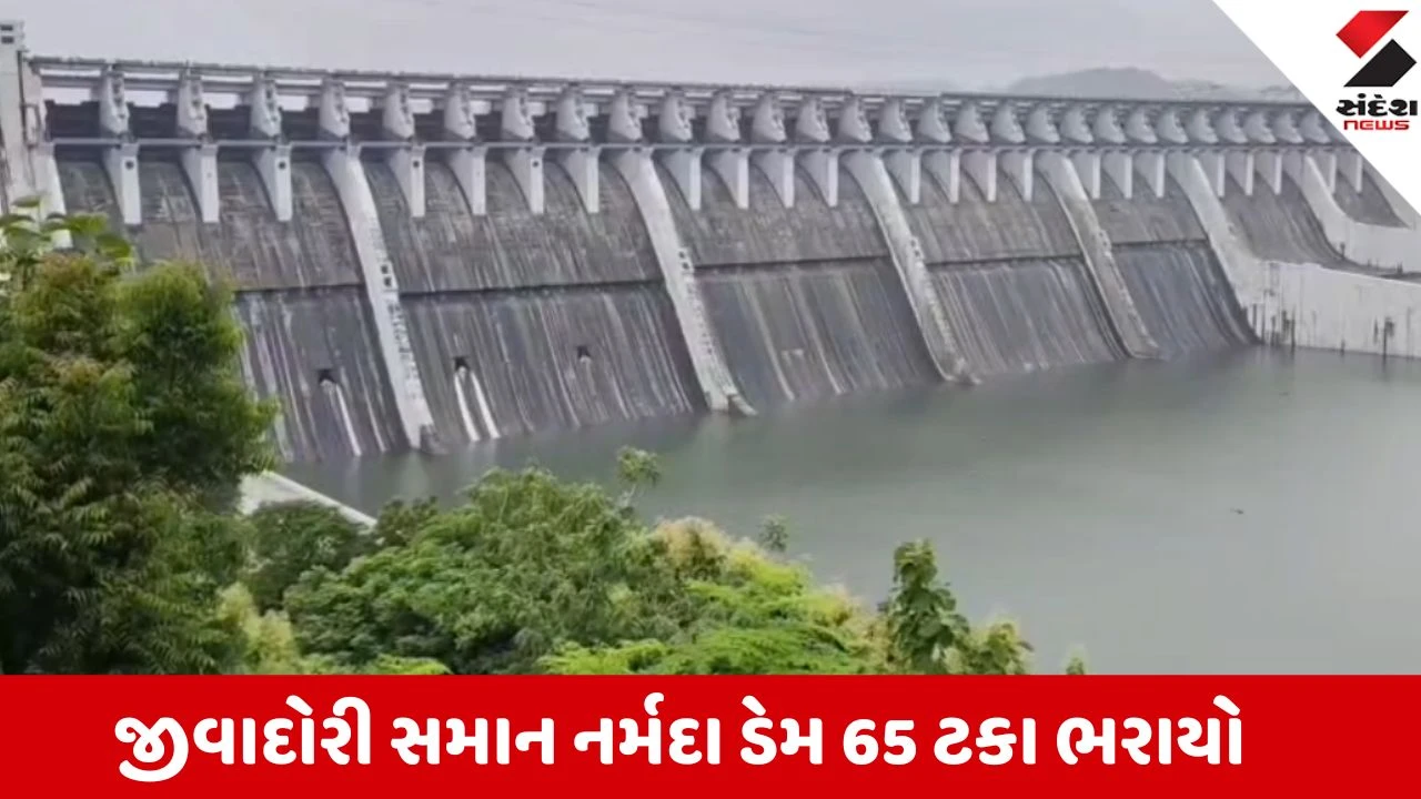 Narmada: નર્મદા ડેમમાં 50,616 ક્યુસેક પાણીની ધિંગી આવક, જળ સપાટી વધીને 126.43 મીટરે પહોંચી