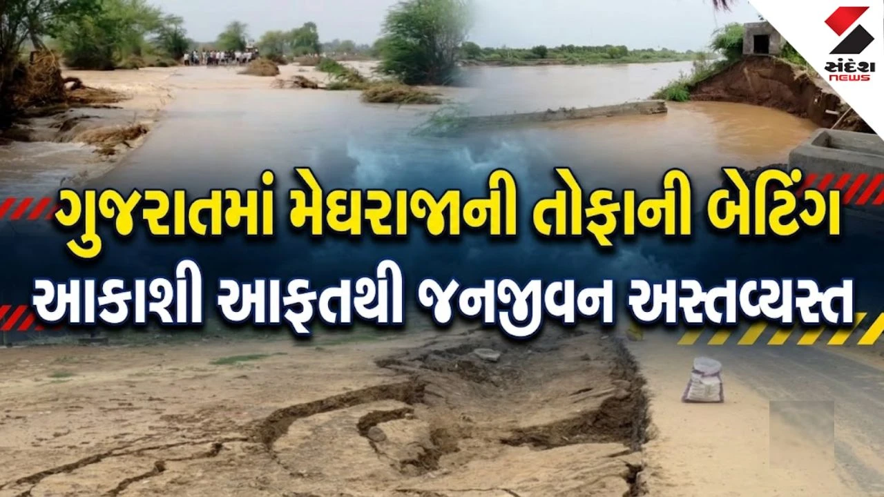 Gujarat Rain Live Updates: રાજ્યમાં ઠેર ઠેર મેઘતાંડવ, જુઓ વિવિધ શહેરમાં તારાજીના Photos