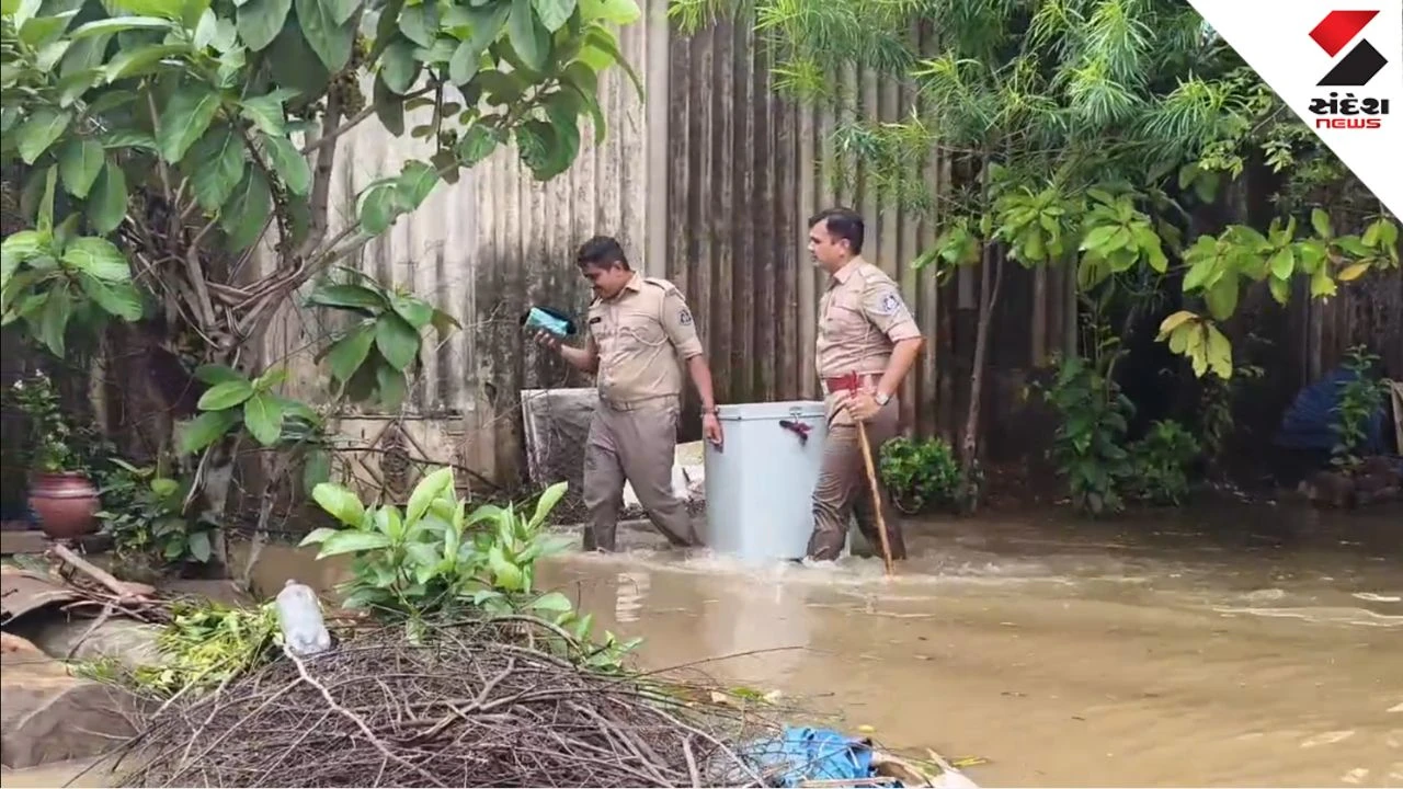 Surat News: Bardoli Mindhola River Floods: Heavy Rain Causes Flooding in Low-Lying Areas, Evacuation Starts