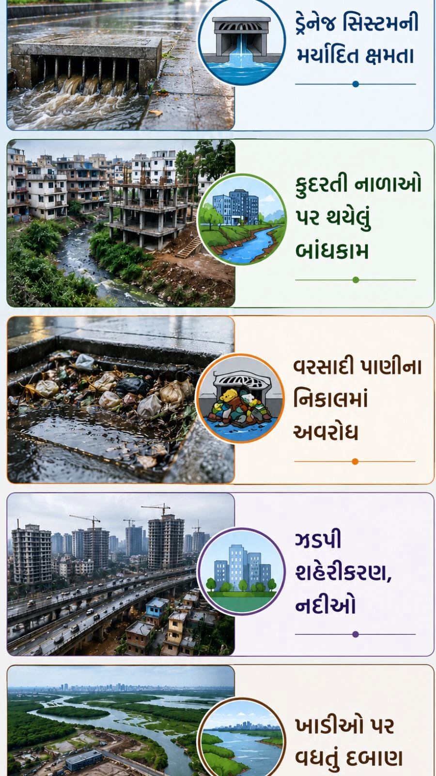 Why South Gujarat Floods Every Year? Geographical & Urban Planning Reasons