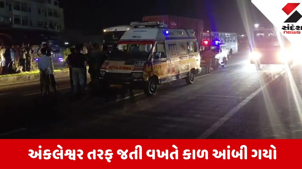 Ankleshwar: નેશનલ હાઈવે 48 પર ગમખ્વાર અકસ્માત, પી.પી. સવાણી યુનિવર્સિટીના આફ્રિકન છાત્રનું મોત