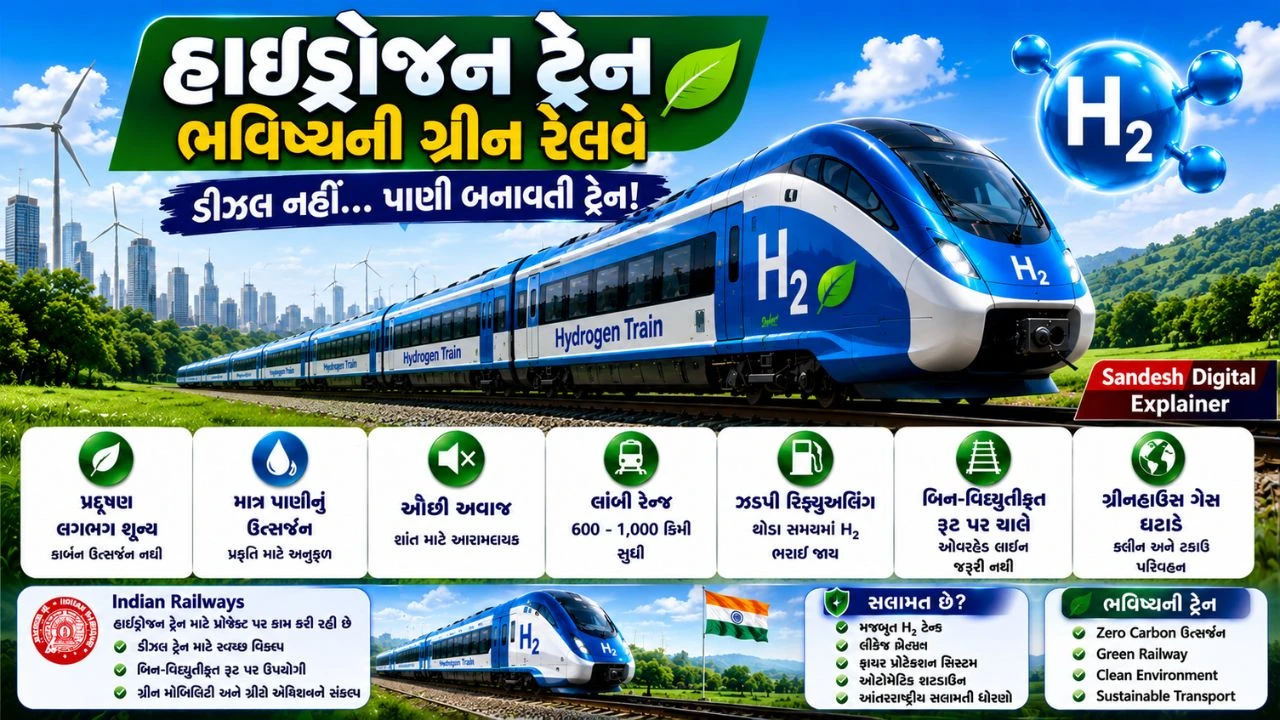 India's First Hydrogen Train Launched: Features, Speed & Benefits