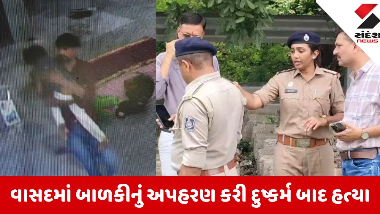 Anand: વાસદમાં સાડા ચાર વર્ષની માસૂમ બાળકીનું અપહરણ કરી દુષ્કર્મ, ટ્રેન નીચે ફેંકી નીપજાવી કરુણ હત્યા