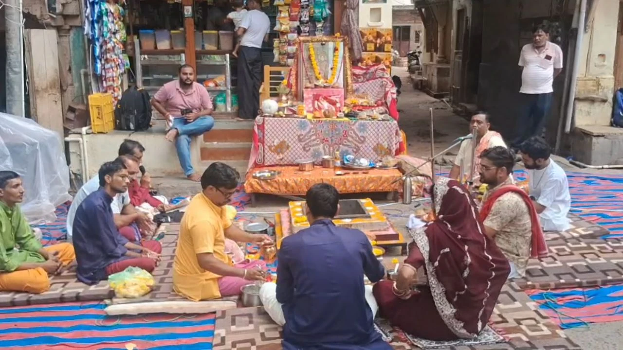 Arvalli News: Navchandi and Parjanya Yagna in Meghraj for Good Rain
