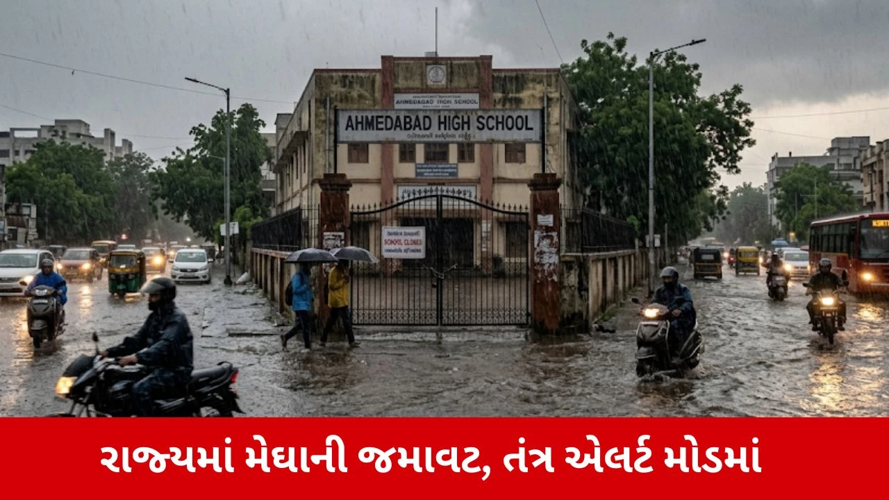Monsoon 2026 : ભારે વરસાદને પગલે અમદાવાદ સહિત 4 જિલ્લામાં 24 જુલાઈએ શાળા-કોલેજો રહેશે બંધ