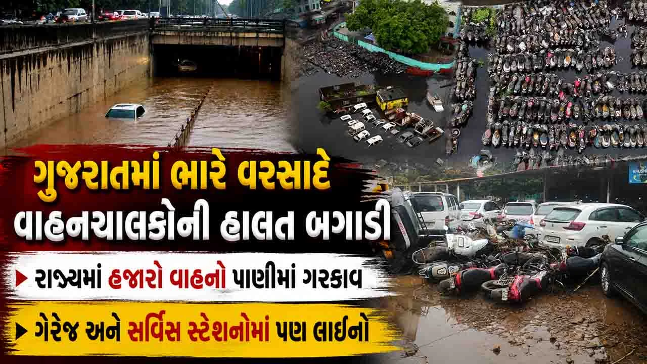Gujarat News: વરસાદી પાણીમાં વાહન ફસાય તો કેવી સાવચેતી રાખવી, શું કહે છે ઓટો એક્સપર્ટ?