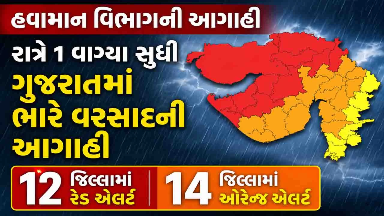 Gujarat Weather: અમદાવાદીઓ માટે રાહતના સમાચાર, શહેર અને જિલ્લા પરથી વરસાદનું રેડ એલર્ટ હટ્યું