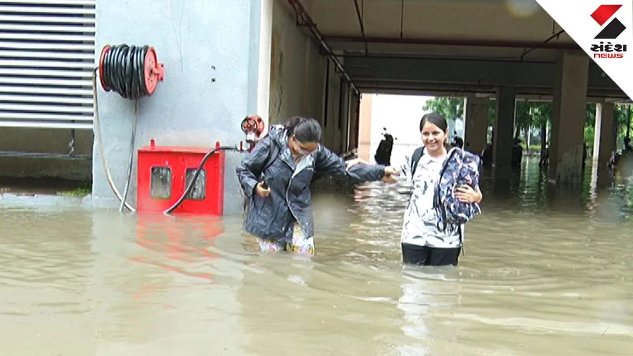 Ahmedabad Rain Update: Gujarat University Samaras Girls Hostel Flooded, 1000 Students Stranded