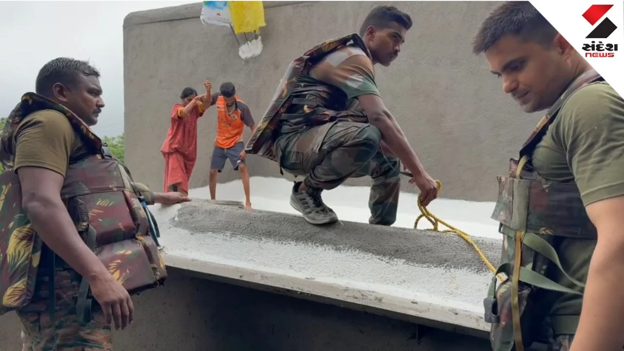 Gujarat Rain Update: Indian Army Launches HADR Operation, Rescues 43 People
