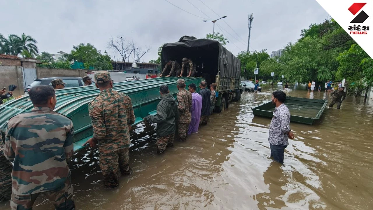 Gujarat Rain Update: Indian Army Launches HADR Operation, Rescues 43 People