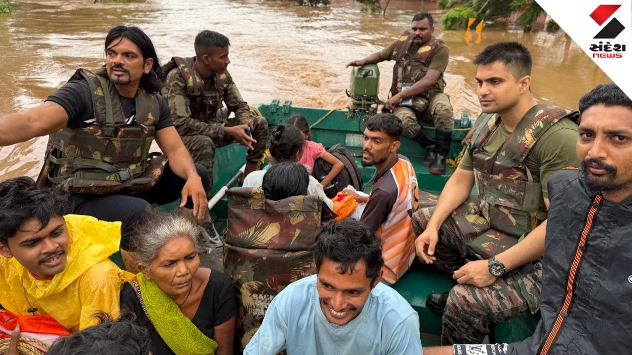 Gujarat Rain Update: Indian Army Launches HADR Operation, Rescues 43 People