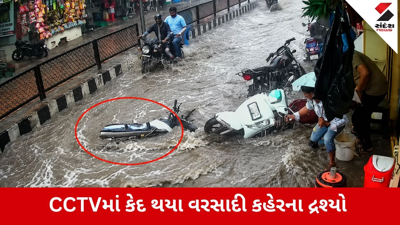 Monsoon 2026 : અંબાજીમાં અડધો કલાકમાં વરસેલા ભારે વરસાદમાં રસ્તા પર નદીઓ વહી, અનેક વાહનો તણાયા, Video