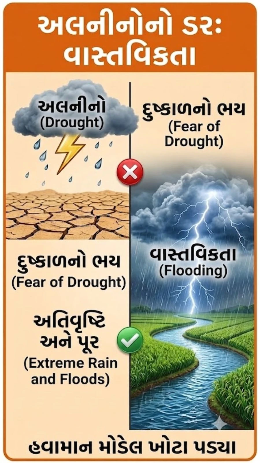 Why Gujarat Received Heavy Rain Despite El Nino Warning: PDO Impact Explained