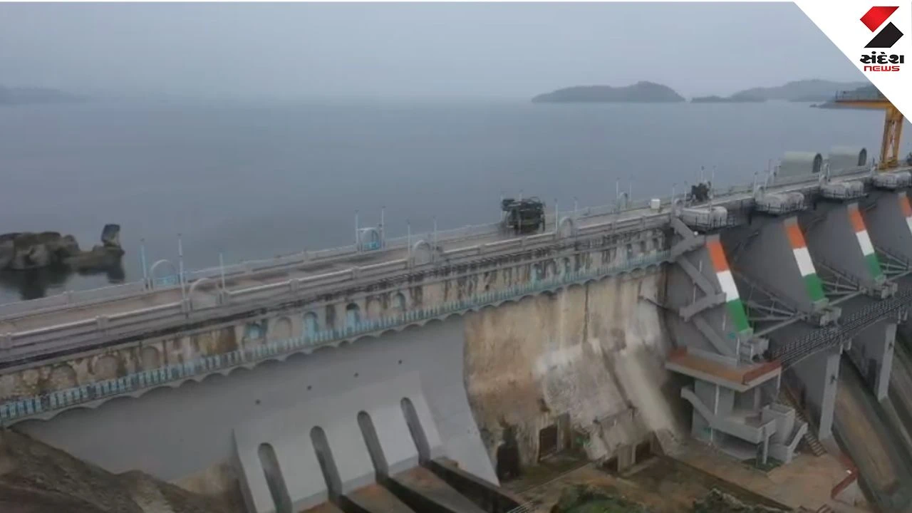 Dharoi Dam Water Level Drops by 32% Compared to Last Year