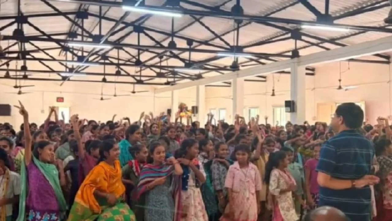 Bharuch: માધવ વિદ્યાપીઠ ખાતે ગૌરી વ્રત નિમિતે કાર્યક્રમ યોજાયો