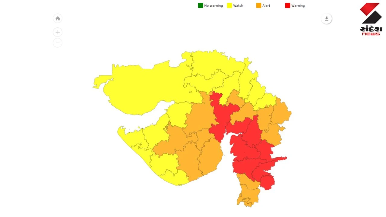 Gujarat Weather Update: IMD Issues Orange & Red Alert For Several Districts Rain Forecast