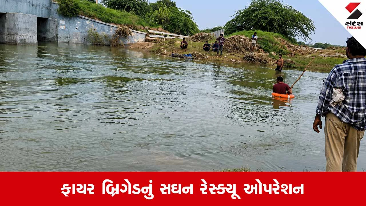 Viramgamમાં સોકલી રોડ પર કાચી કેનાલમાં 14 વર્ષનો સગીર ડૂબ્યો, ફાયર બ્રિગેડ દ્વારા શોધોખોળ શરૂ