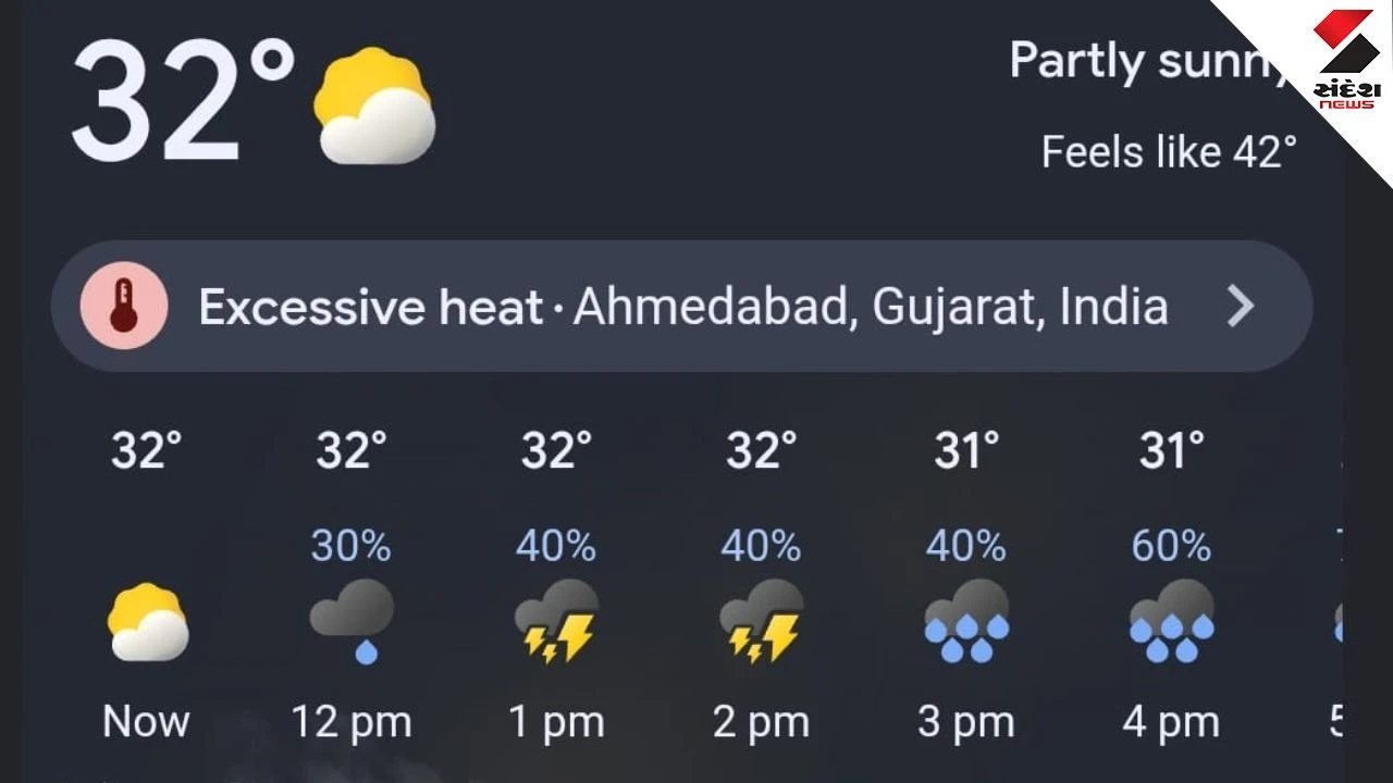 Ahmedabad Rain Forecast: Heavy Rainfall Expected Today After 1 PM
