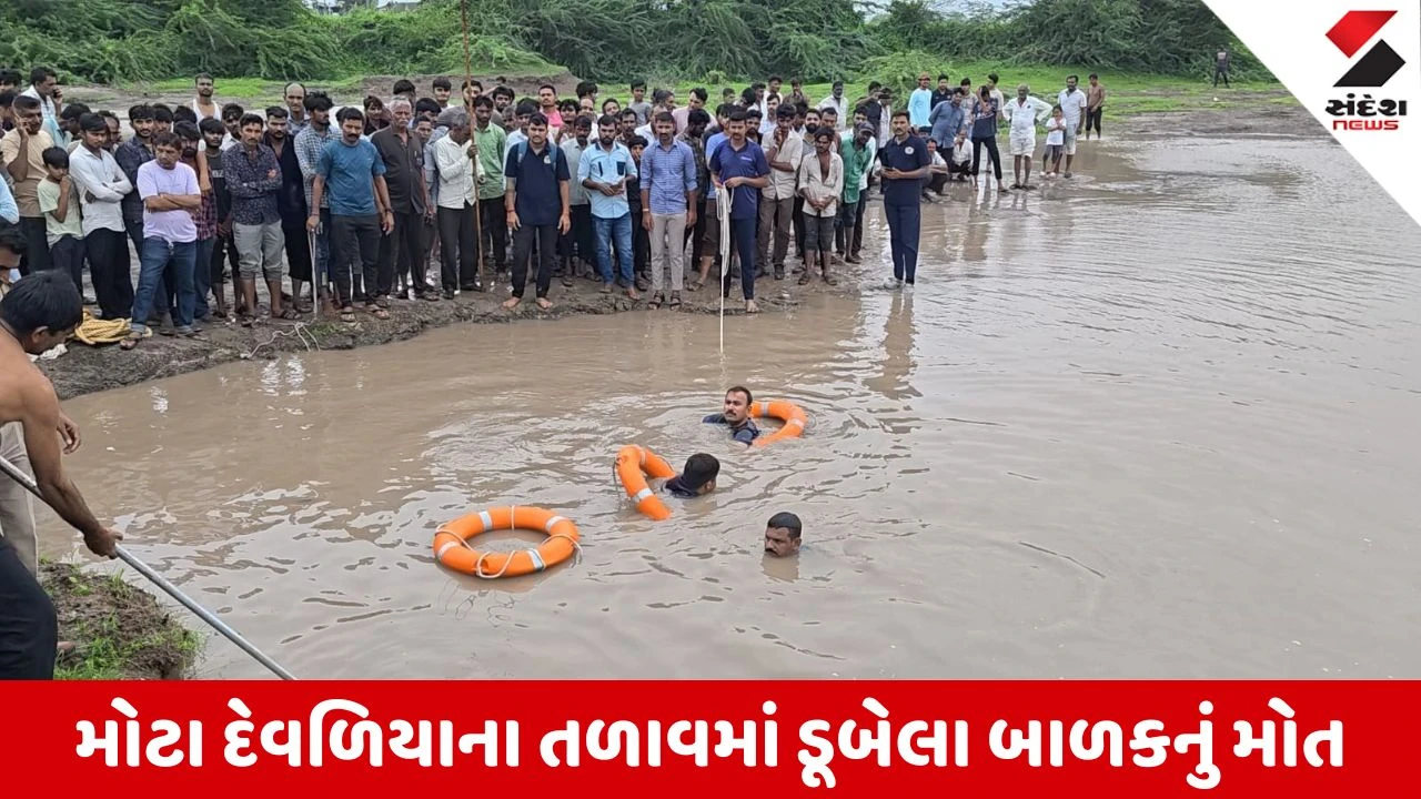 Amreli News: મોટા દેવળિયામાં હૃદયદ્રાવક ઘટના, ઘેટાં ચરાવતા બાળકનું તળાવમાં ડૂબી જવાથી મોત