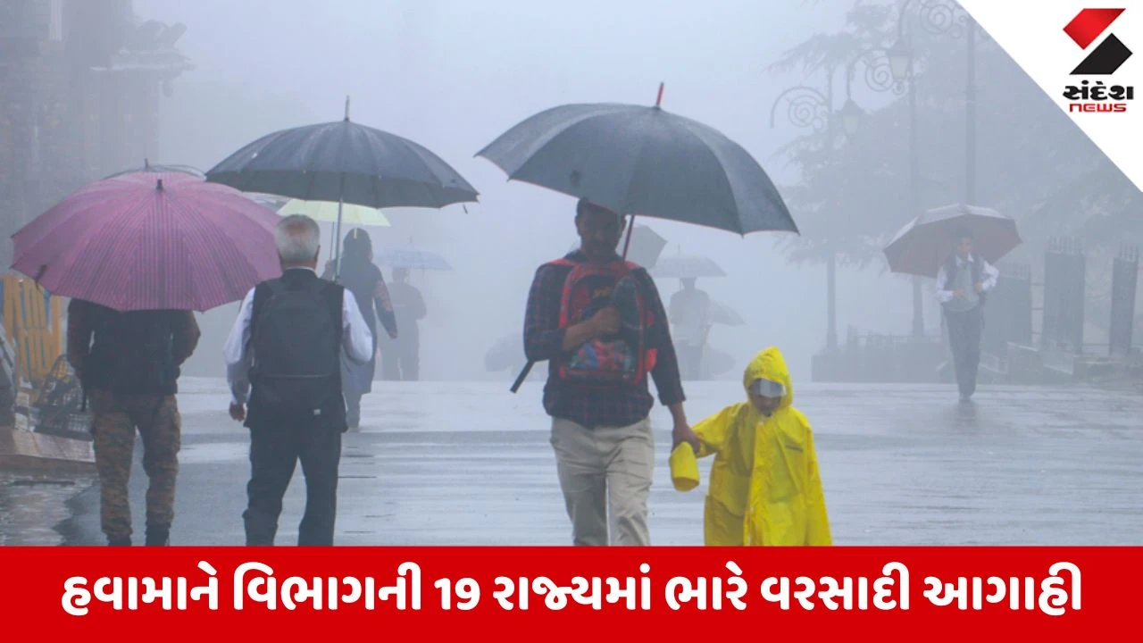 Weather Update: દિલ્હી-NCRમાં યલો એલર્ટ, યુપી-બિહારમાં ભારેથી અતિભારે વરસાદની આગાહી